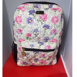 Luv Betsy by Betsy Johnson quilted lforal backpack medium size